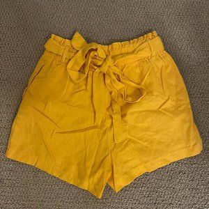 Yellow Flowy Shorts